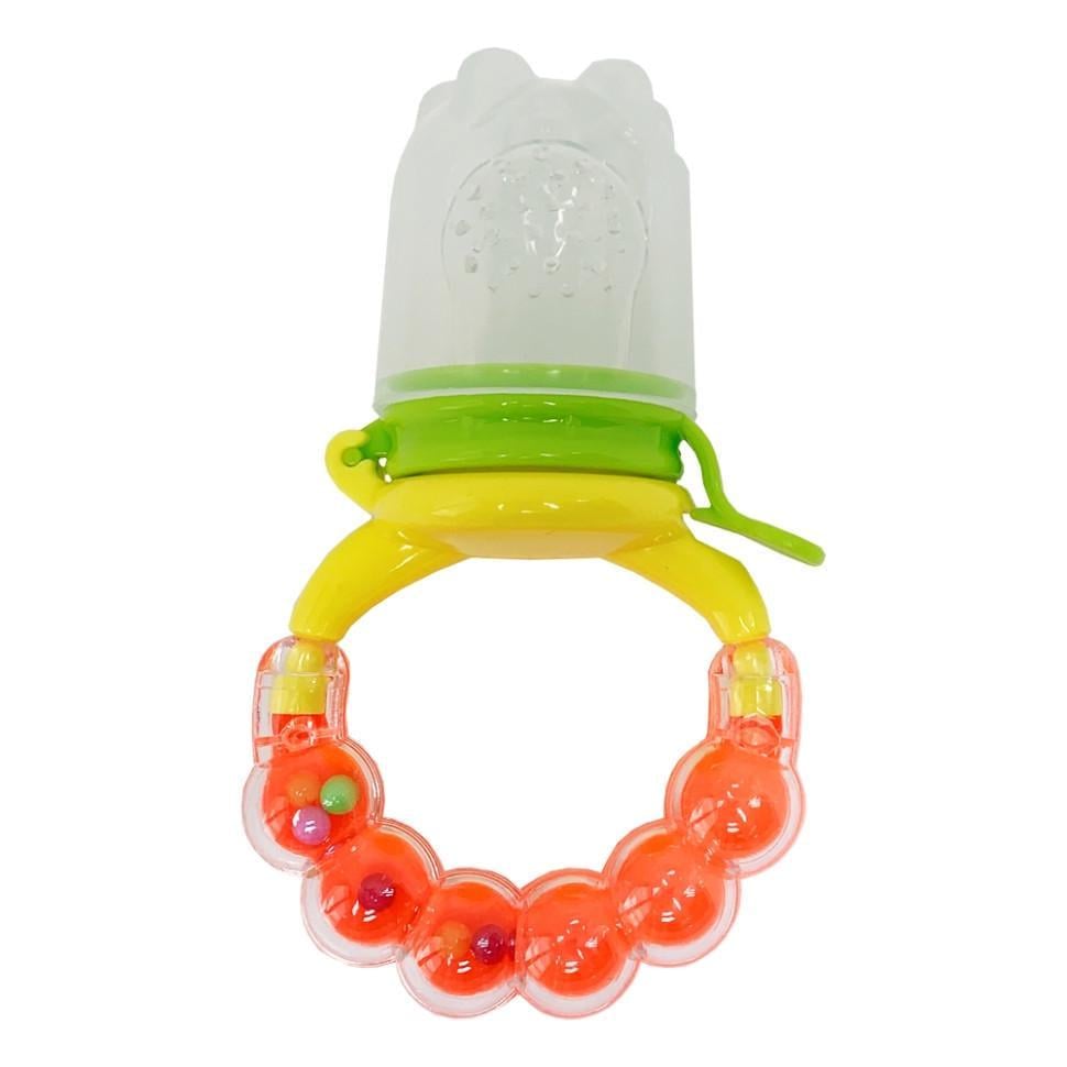 Ніблер для прикорму немовлят MGZ-0005 з брязкальцем Orange (RLT38906)