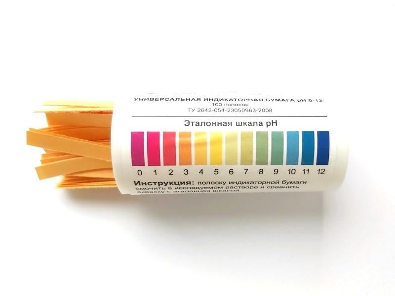 Папір індикаторний універсальний 0-12 pH 100 смужок