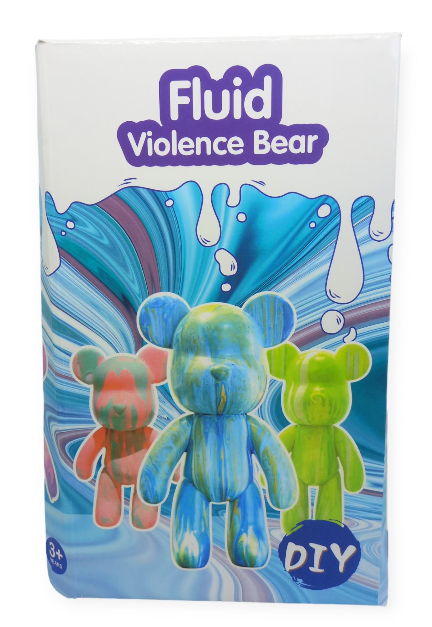 Ведмедик для розмальовки DIY Fluid Violence Bear 22,5 см - фото 7