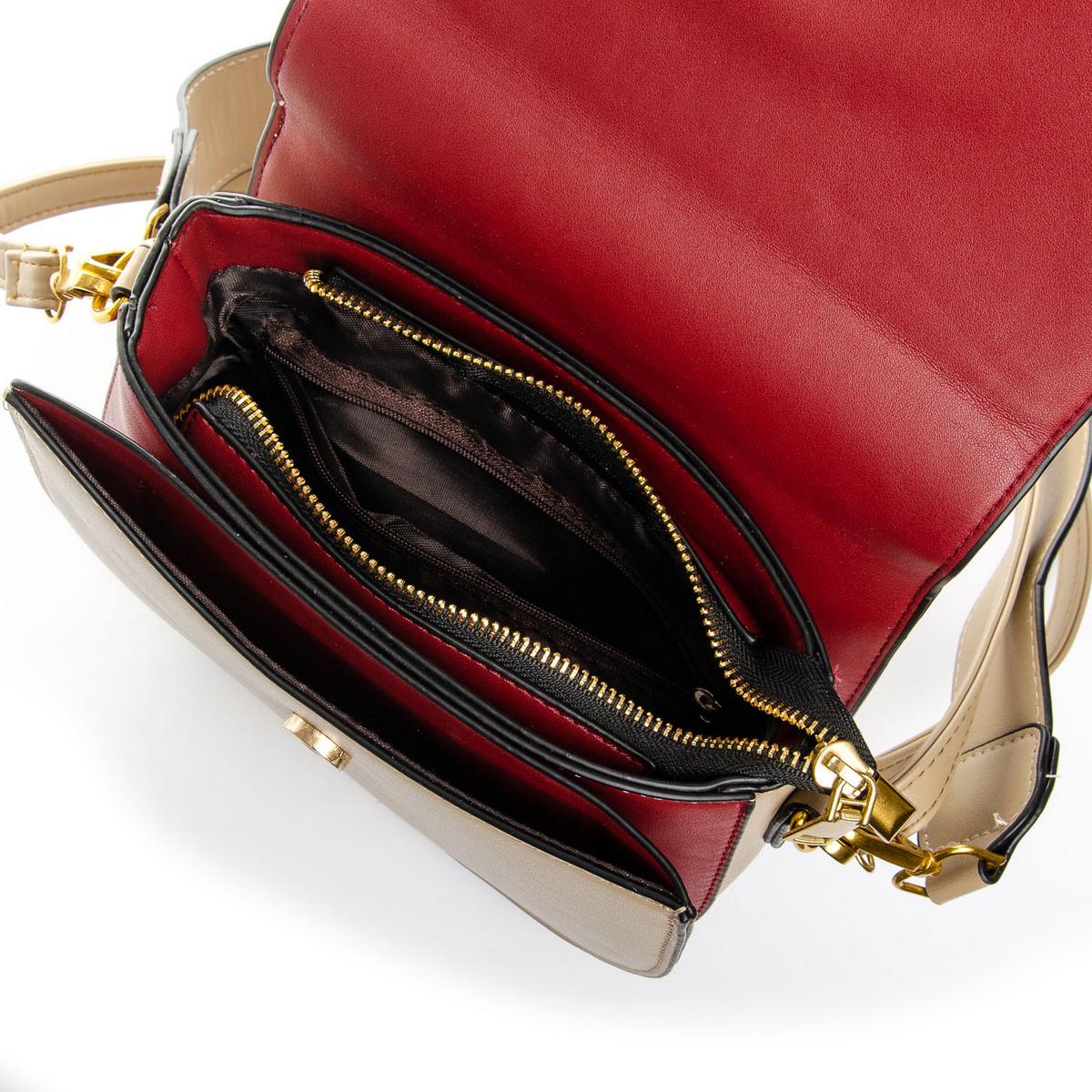 Женская сумочка-клатч Fashion 913 Бежевый - фото 4 Женская сумочка-клатч Fashion 913 Бежевый - фото 4