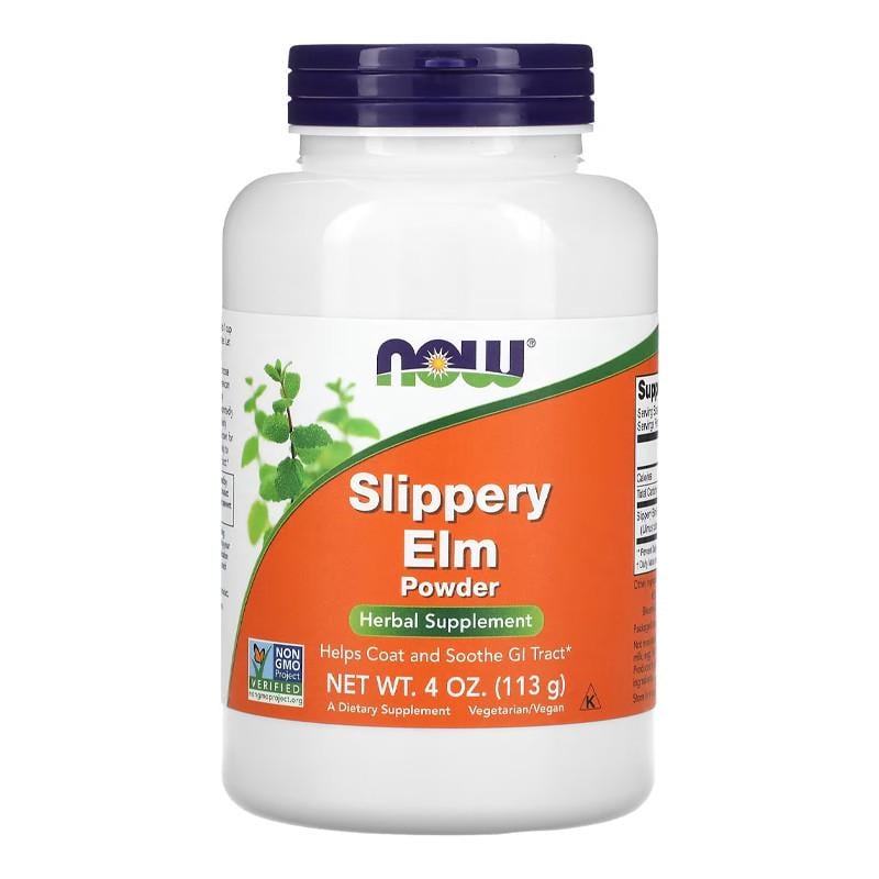 Порошок із кори слизького в'яза NOW Slippery Elm Powder 113 г (20587-01)