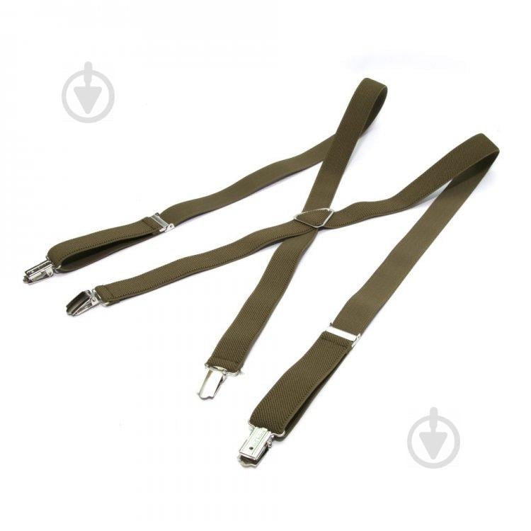 Подтяжки Gofin suspenders Х Образные Хаки (Pbxx-5931)