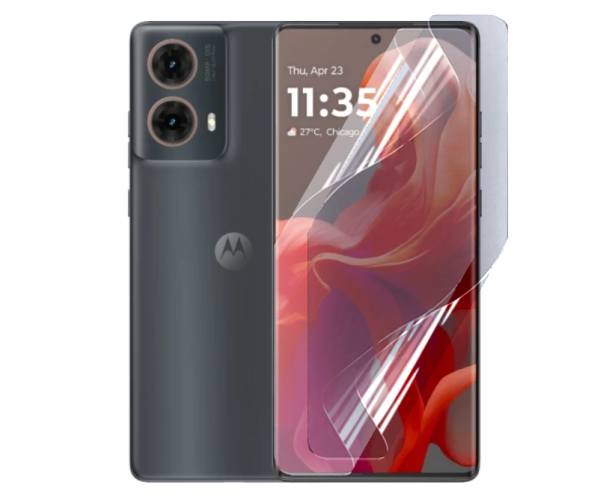 Противоударная гидрогелевая пленка Hydrogel Film для Motorola Moto G85, Transparent