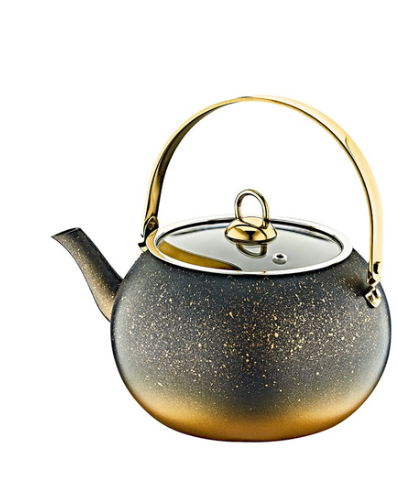 Чайник OMS 8212-S с гранитным антипригарным покрытием без индукции 1 л Gold
