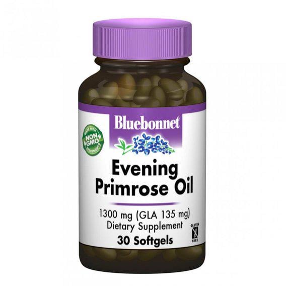 Масло вечерней примулы Bluebonnet Nutrition Evening Primrose Oil 1300 мг 30 Softgels