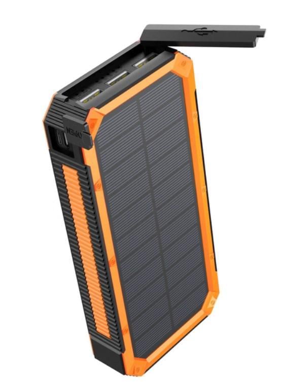 Повербанк автономный Solar 50000 мАч с подзарядкой от солнца и дополнительным LED-освещением (2104618804) - фото 2