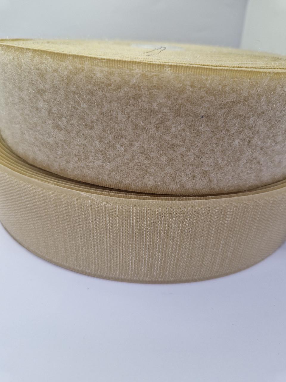 Липучка гачок з петлею 5 см Бежевий (1945482560)