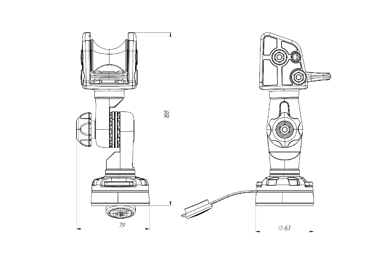 Поворотно-наклонный якорный риф-ролик Borika FASTen ARrb003 с направляющим кольцом для фала с монтажной системой FMb Черно-серый (01.10.004.04.01) - фото 2 Поворотно-наклонный якорный риф-ролик Borika FASTen ARrb003 с направляющим кольцом для фала с монтажной системой FMb Черно-серый (01.10.004.04.01) - фото 2