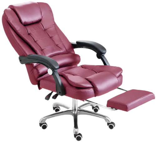 Крісло офісне Diego D2 Бордовий - фото 1