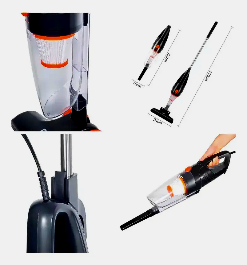 Пилосос ручний колбовий RAF R.8708і 600 Вт Чорний (28796506) - фото 10 Пилосос ручний колбовий RAF R.8708і 600 Вт Чорний (28796506) - фото 10