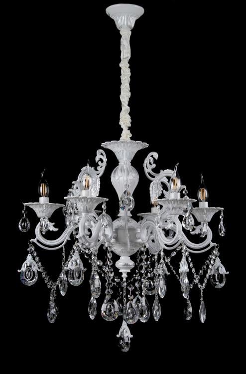 Люстра свеча Ray L555/6 WT+SL (IR006949)