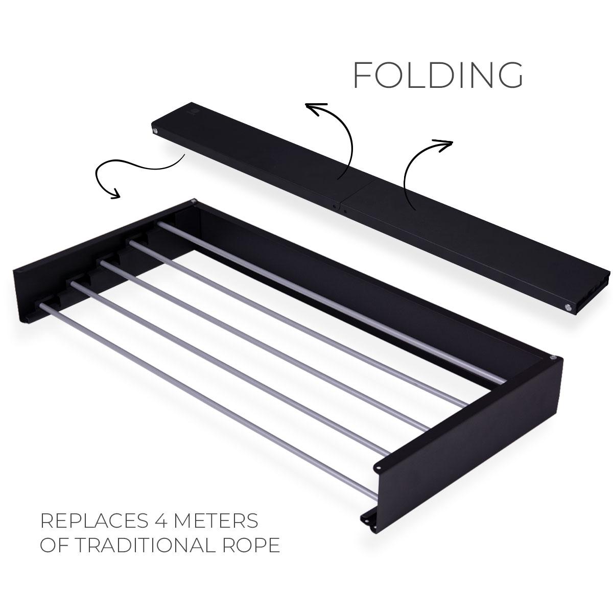 Сушилка для белья LinoFlat 80 Черный (S22-259777-4080) - фото 2