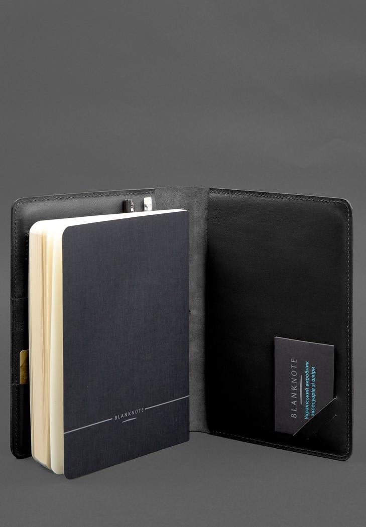 Блокнот кожаный Софт-бук 9.4 А5 Черный (A-028800) - фото 7 Блокнот кожаный Софт-бук 9.4 А5 Черный (A-028800) - фото 7