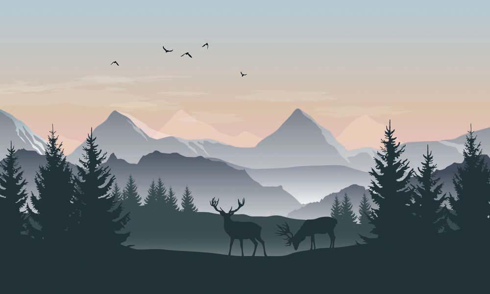 Фотообои Artside Горный пейзаж 786389800