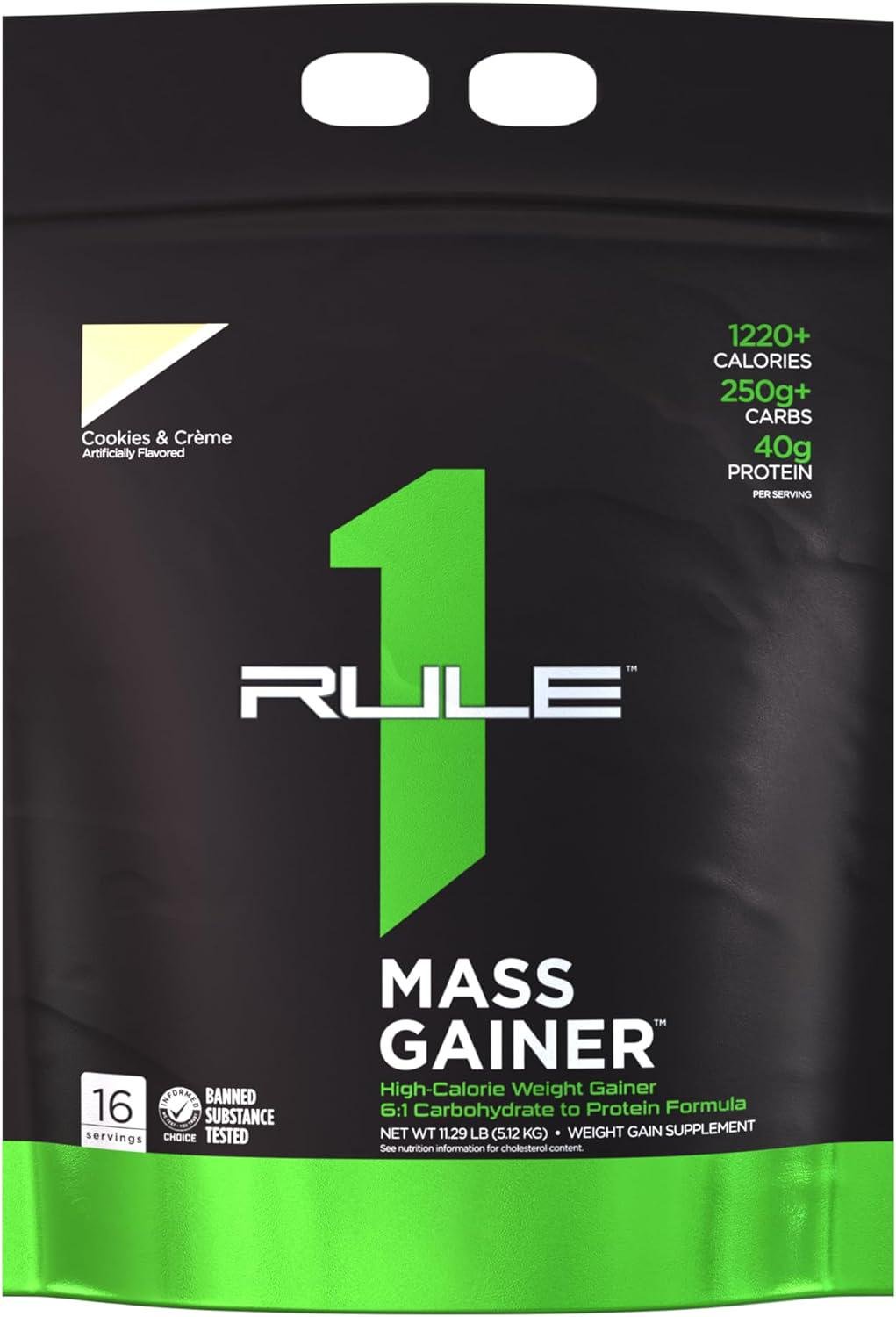 Гейнер Rule One Mass Gainer Cookies & Creme 5,25 кг