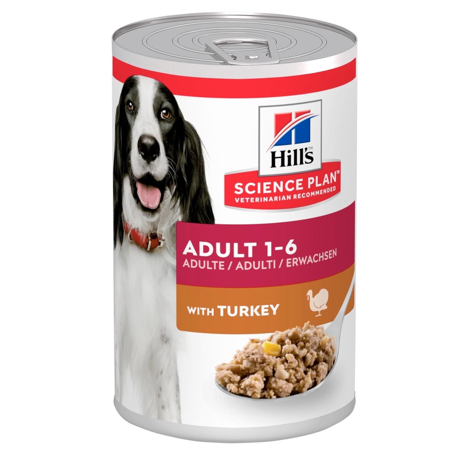 Влажный корм для взрослых собак Hill's SP  Turkey с индейкой 370 г (052742803807)