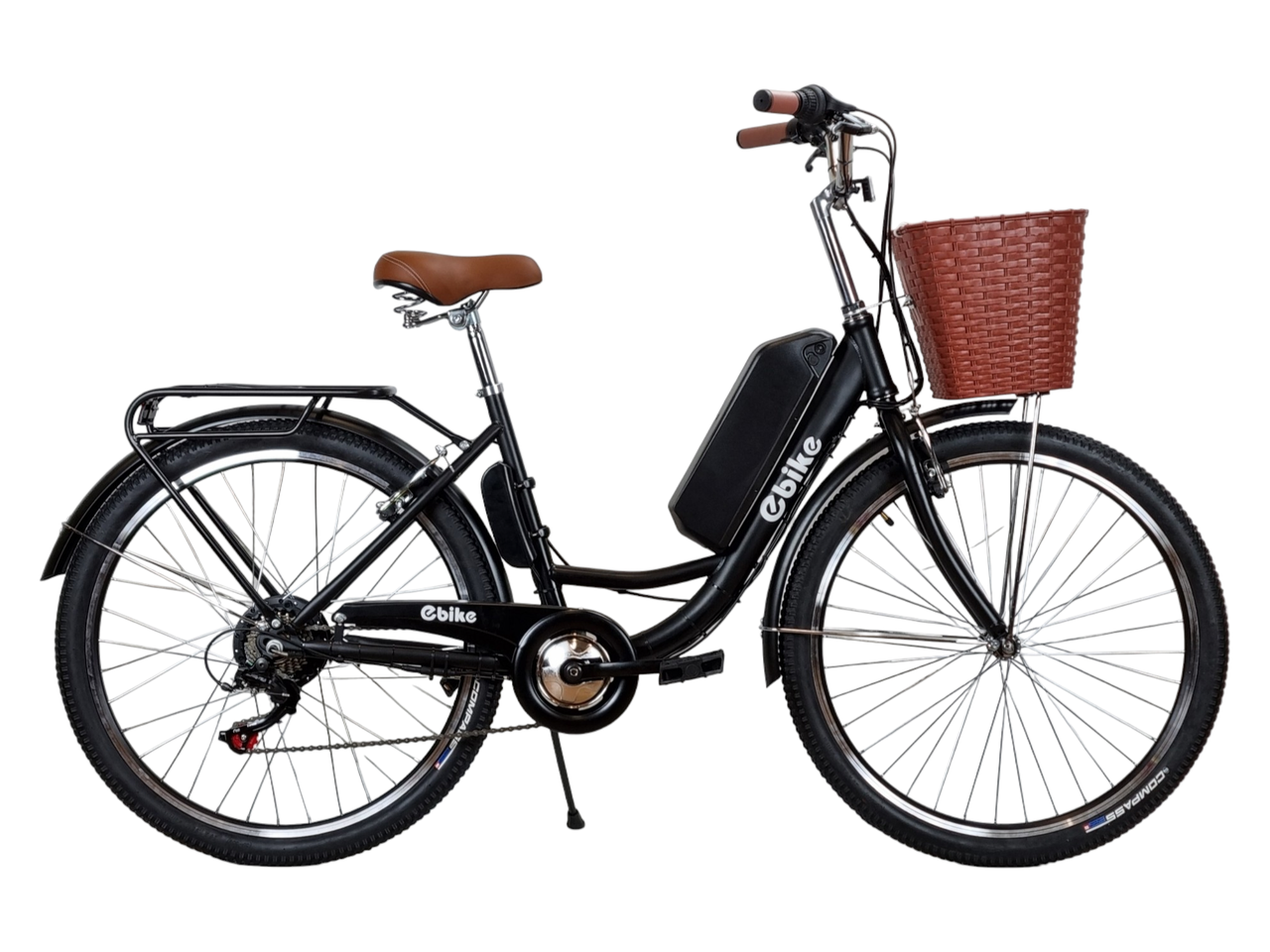 Електровелосипед Ebike Comfort 500W 48V 15 Ah 26" Чорний (2919338302)