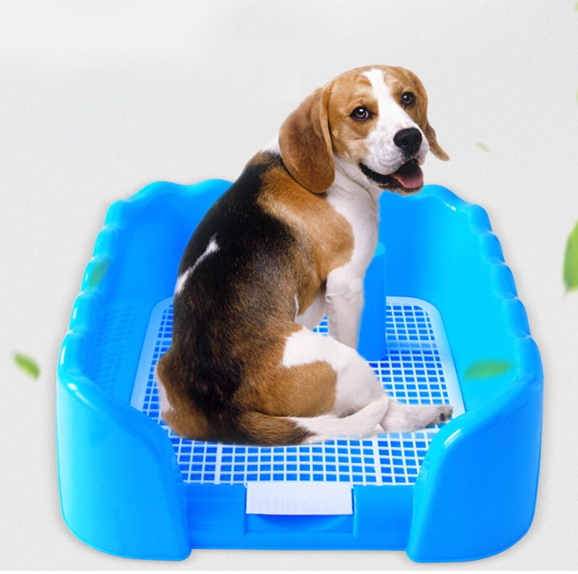 Лоток для собак под пеленку глубокий борт решетка со столбиком 41,5х42х14,5 см Голубой (2354930613) - фото 5 Лоток для собак под пеленку глубокий борт решетка со столбиком 41,5х42х14,5 см Голубой (2354930613) - фото 5
