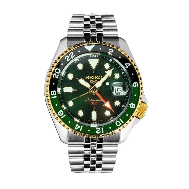 Часы мужские Seiko 5 Sports GMT SSK050K1 Forest Green Sunrise Limited Edition (SSK050K1)
