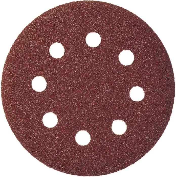 Лист шлифовальный бумажный Klingspor PS18EK 125 мм 8 отверстий P40 (21305)