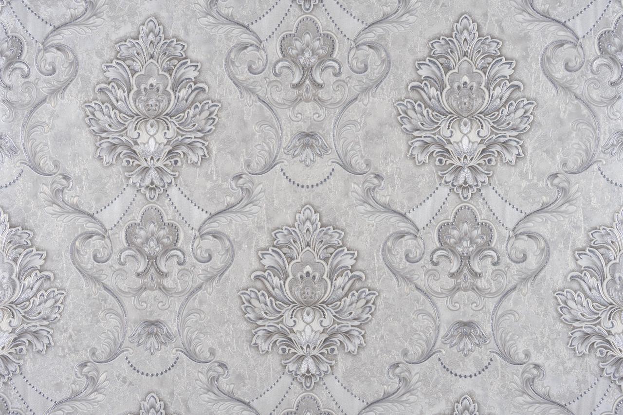 Обои флизелиновые Elegance Александрия 2373-10 Декор винил горячего тиснения 1,06х10,05 м Серый Обои флизелиновые Elegance Александрия 2373-10 Декор винил горячего тиснения 1,06х10,05 м Серый