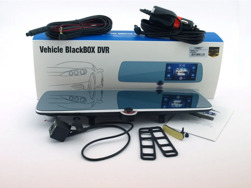 Видеорегистратор-зеркало UKC C33 Vehicle Blackbox DVR на три камеры 5" - фото 9 Видеорегистратор-зеркало UKC C33 Vehicle Blackbox DVR на три камеры 5" - фото 9