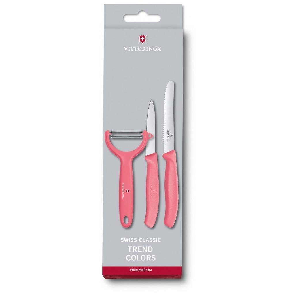 Набір ножів Victorinox Swiss Classic Paring Set Tomato and Kiwi 3 шт. Red (6.7116.33L12)