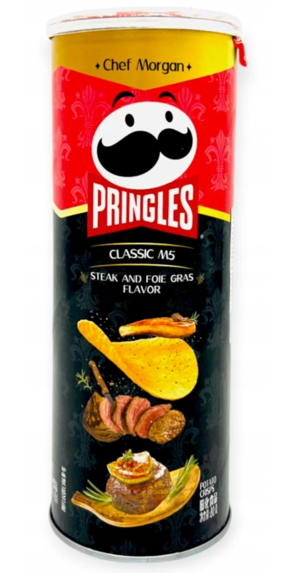 Чипсы Pringles Chef Morgan M5 Классический Steak And Foie Gras Potato Crisps 80 г (2508304902)