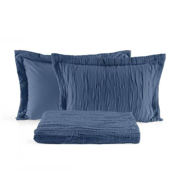 Покрывало с наволочками Penelope Alice petrol 240х250+50х70 (svt-2000022283687)