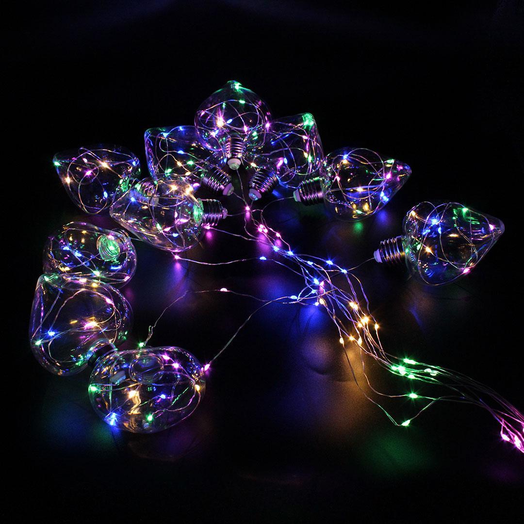 Гирлянда линейная Xmas Сердечки 150 Led 10 лампочек 3 м (1634105103)