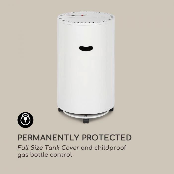 Газовый обогреватель Blumfeldt Bonaparte Fire Белый (10035030) - фото 4 Газовый обогреватель Blumfeldt Bonaparte Fire Белый (10035030) - фото 4