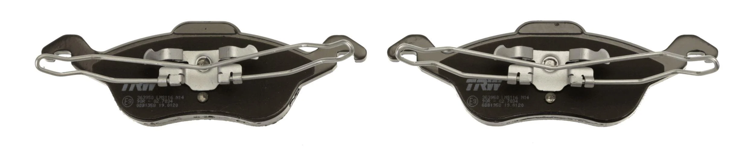 Комплект тормозных накладок для дисковых тормозов TRWGDB1358 (GDB1358)