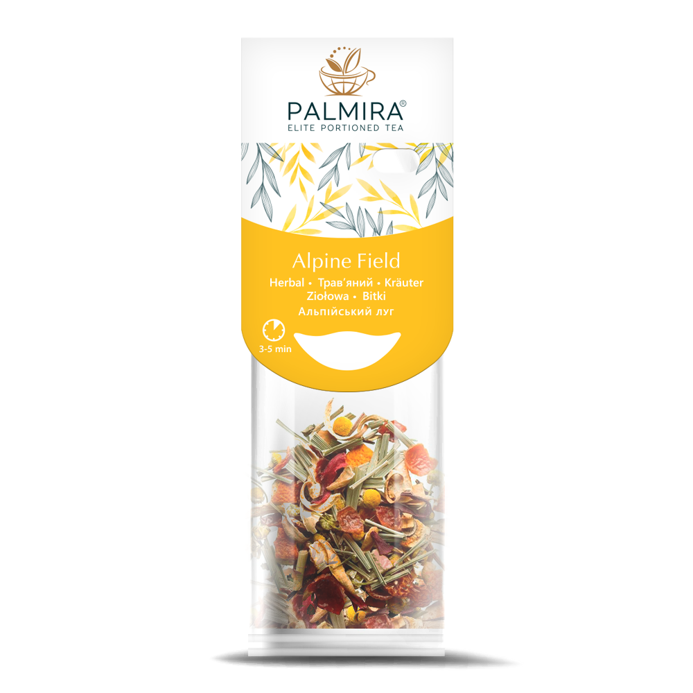 Чай пакетированный для чашки Palmira Альпийский луг 10 шт. 2,4 г Чай пакетированный для чашки Palmira Альпийский луг 10 шт. 2,4 г