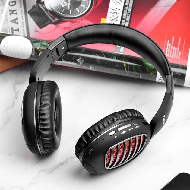 Навушники бездротові HOCO W23 Brilliant Sound Wireless Headphones Bluetooth Black (000249) - фото 2