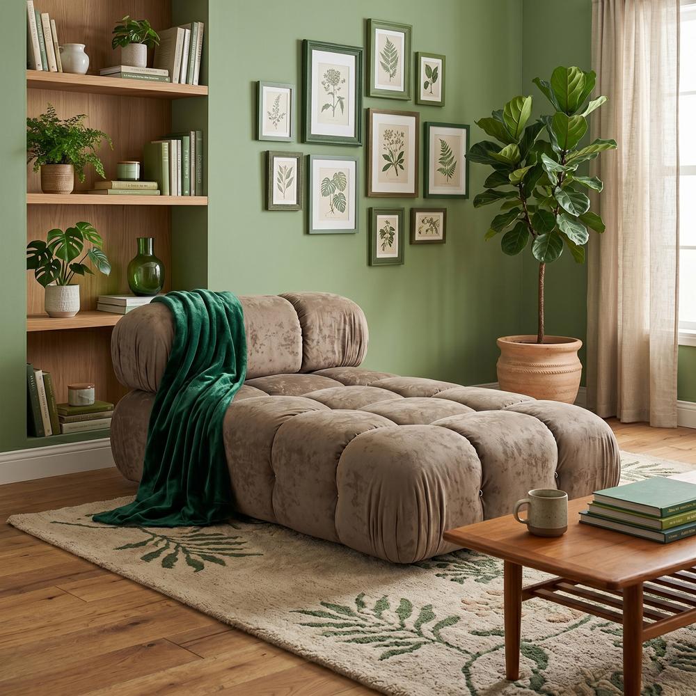 Диван модульный Bradley Soft спинка 150х90х70 см Chocolate (rich_sofa_00019)