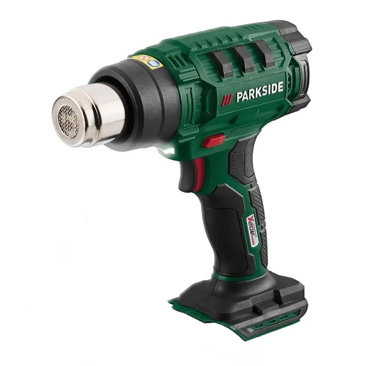 Фен строительный аккумуляторный PARKSIDE PHLGA 20-Li C2 3 насадки в пластиковом кейсе (2929949213)