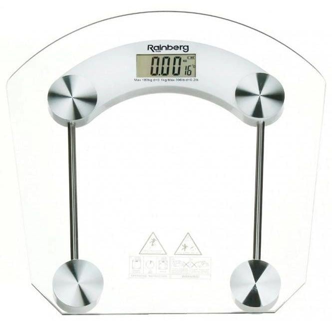 Весы напольные Rainberg RB-2003B электронные стекло 180 кг (23678379)