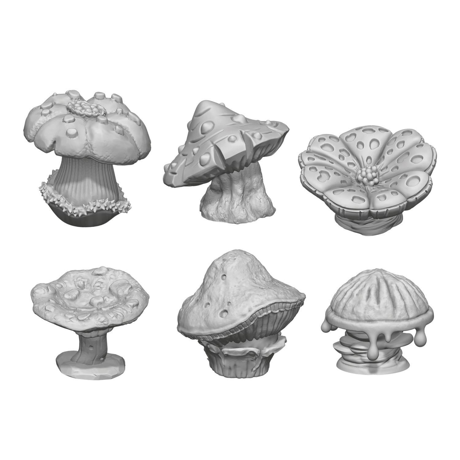 Фігурки 3D GSW Printed Plants Setas Chunky XL Гриби (12963)