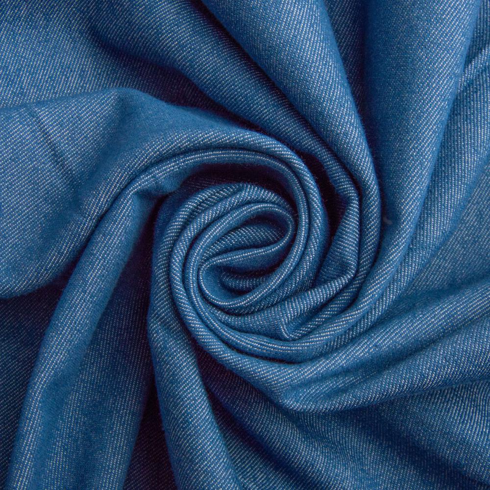 Ткань джинсовая 230 г/м2 стрейчевая 150 см Синий (26431)