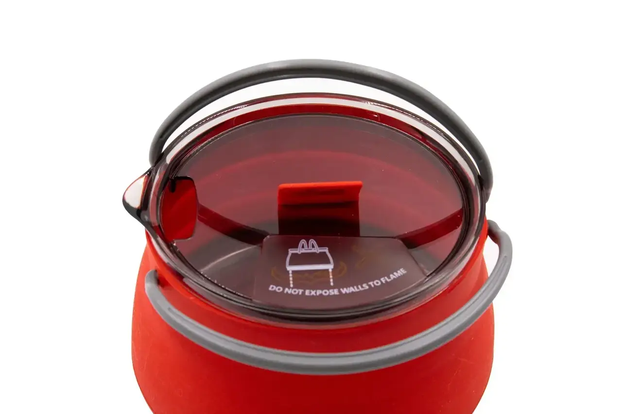 Чайник складаний силіконовий Tramp із сталевим дном 1 л (TRC-125-terracota) - фото 2 Чайник складаний силіконовий Tramp із сталевим дном 1 л (TRC-125-terracota) - фото 2