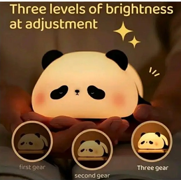 Нічник силіконовий Панда (DT-412) - фото 2