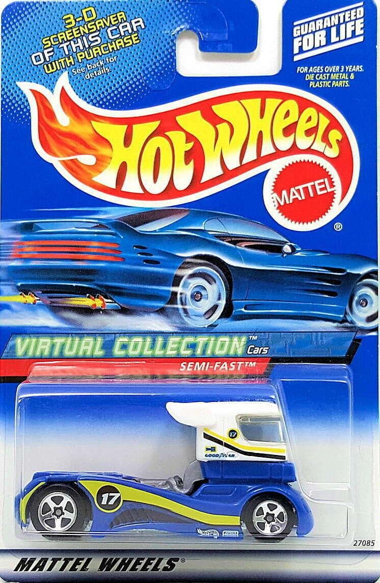 Игрушечная машинка Hot Wheels Semi-Fast 2000 Virtual Collection №118 (27085)