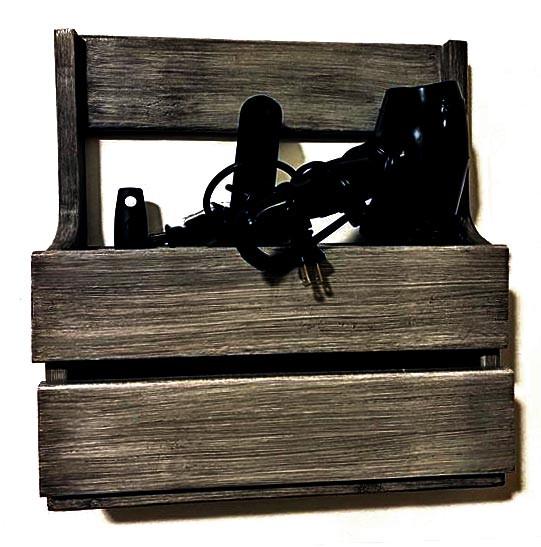 Органайзер для фенов и расчесок из дерева Нигеле Мокко (РФО-002210)