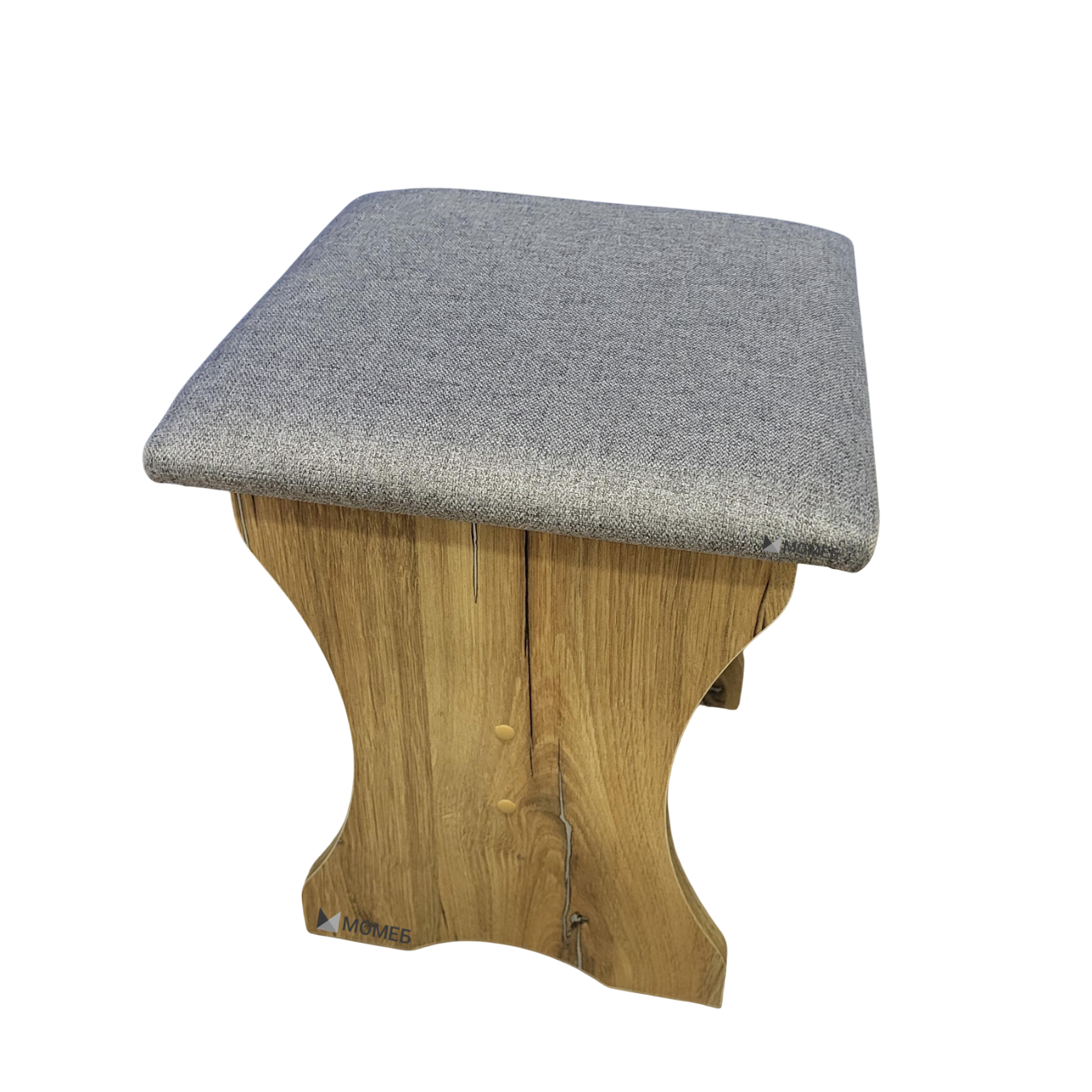 Табурет Семейный 35х35х44 см Дуб Флагшток/Сильвер (T-DF-S)