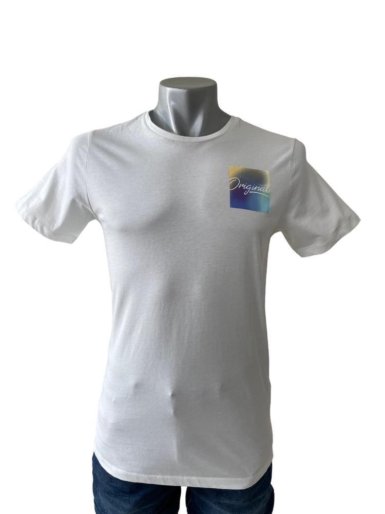 Футболка Jack & Jones 1354850x01 мужская М Белый Футболка Jack & Jones 1354850x01 мужская М Белый