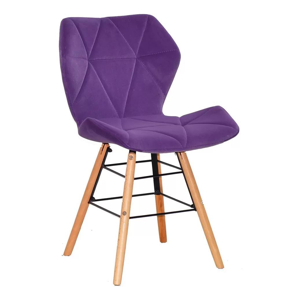 Стул MILOS Q бархат Пурпурный (114374) Стул MILOS Q бархат Пурпурный (114374)