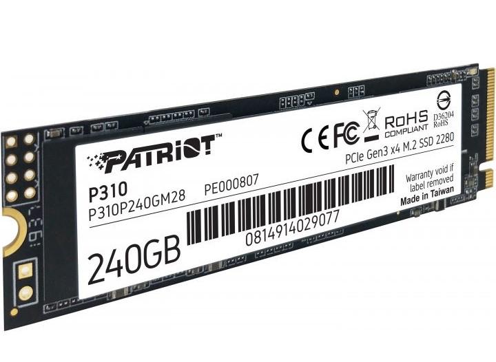 SSD-диск Patriot P310P240GM28 240 Гб (565525) - фото 2