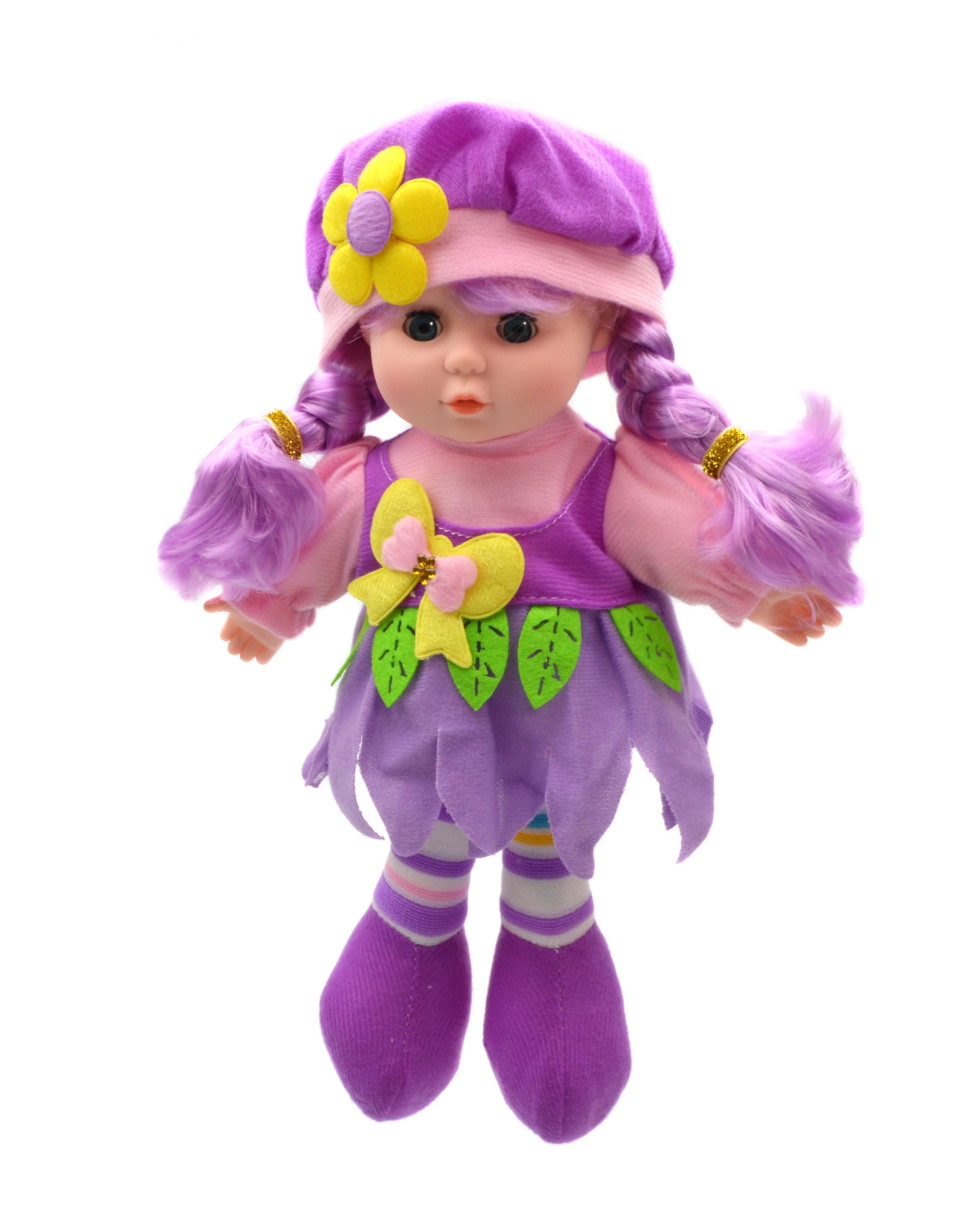 Кукла мягкая музыкальная с закрывающими глазами 28 см (LY3011-3) Кукла мягкая музыкальная с закрывающими глазами 28 см (LY3011-3)