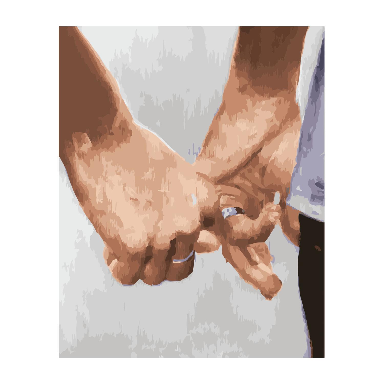 Картина по номерам Strateg Мы рядом 40x50 см (VA-3018)