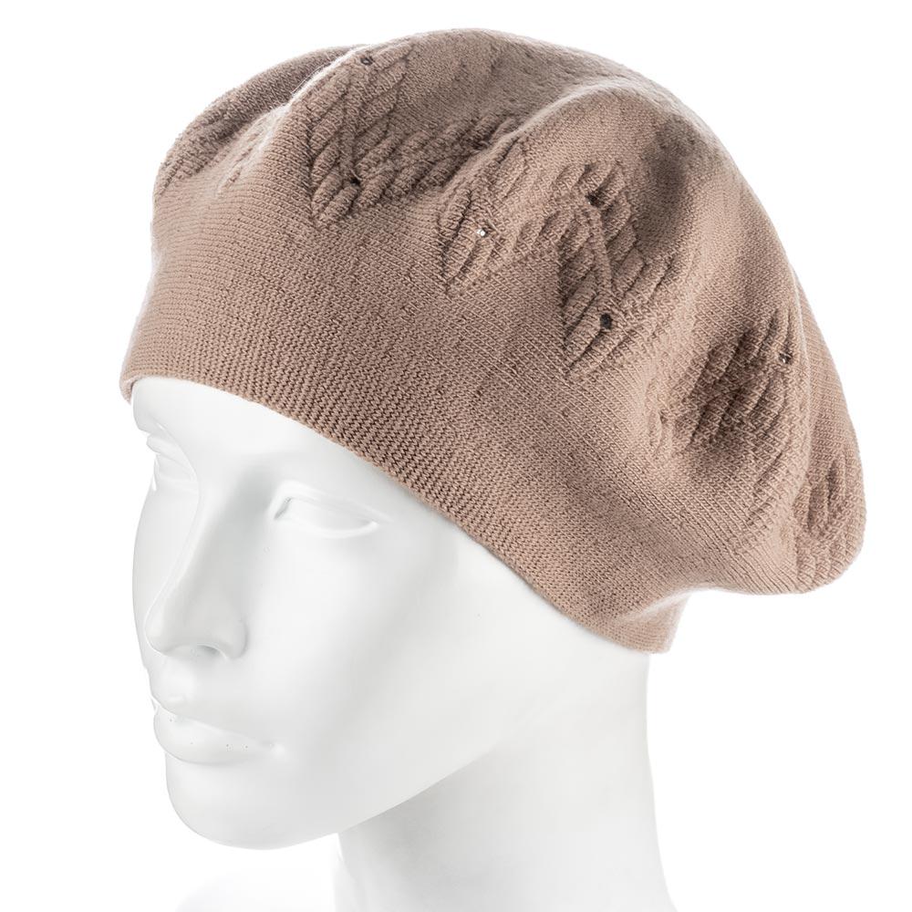 Берет женский Zolly ZH246 шерстяной двойной Лама (132637)